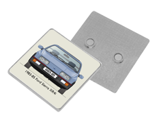 Ford Sierra XR4i 1983-85 Square Fridge Magnet